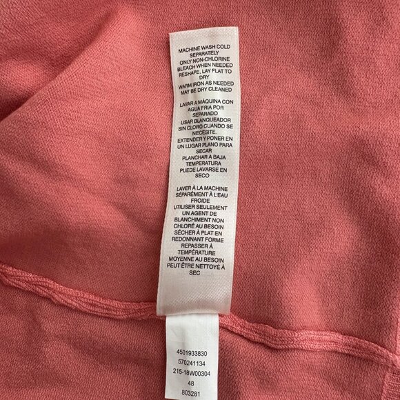 2/$30 White House Black Market 3Q Sleeve Gold Snap Cardi Coral Large Multi #9929 - Picture 6 of 8